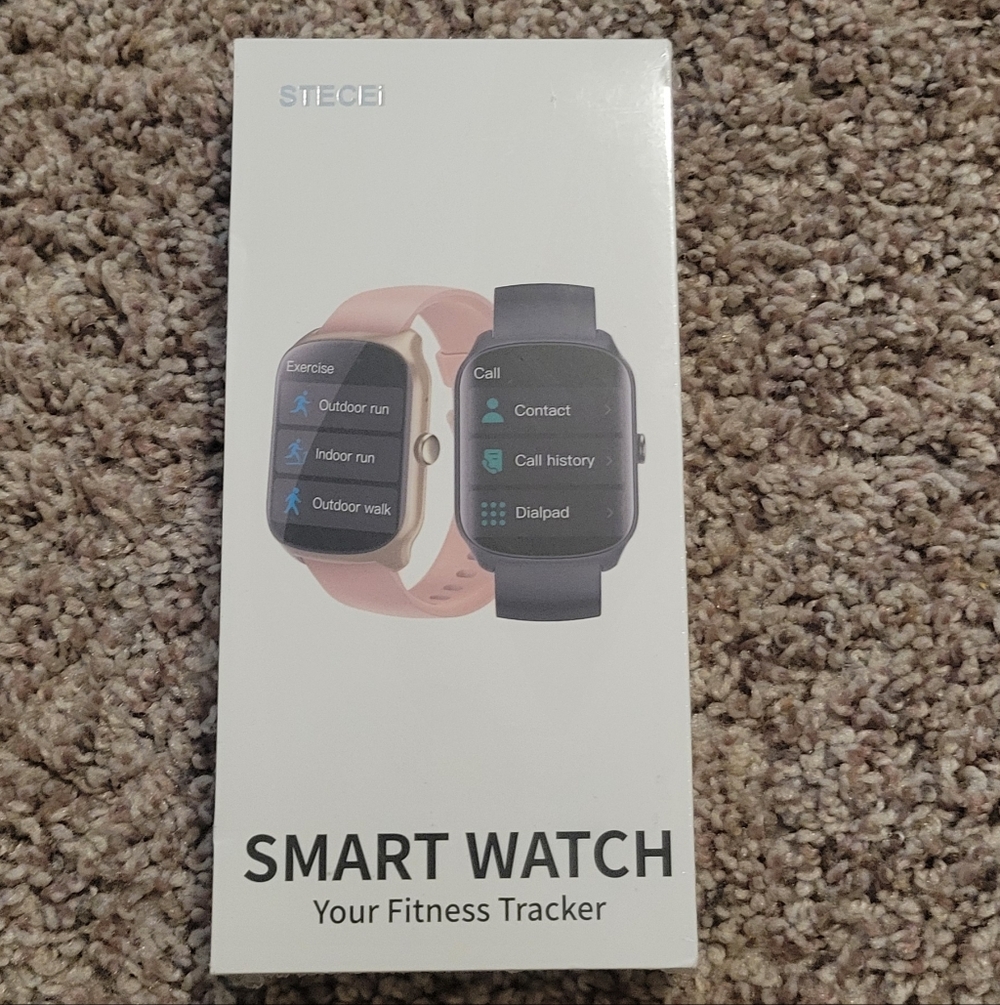 Fitness Smartwatch - Black and Pink